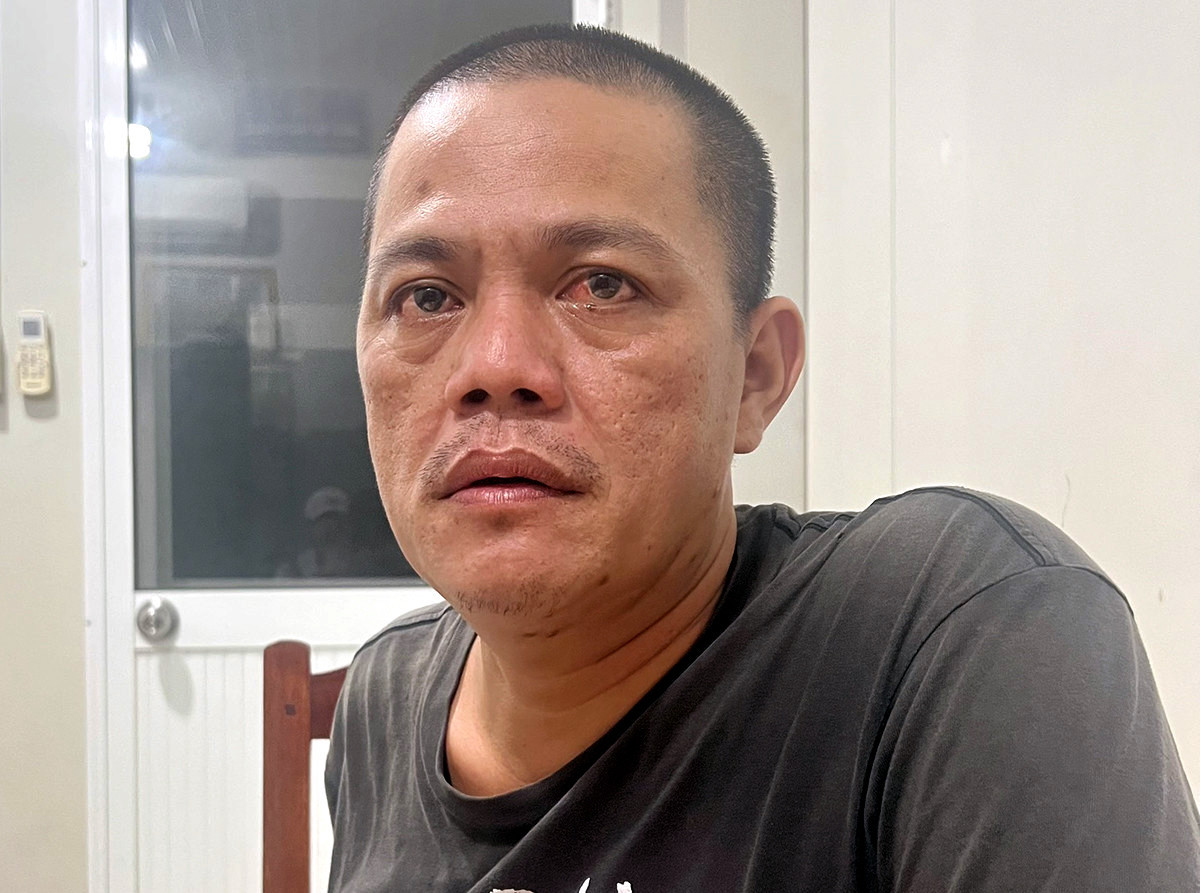 Nghi phạm Trần Văn Thuận. Ảnh: CA. Nghi phạm Trần Văn Thuận. Ảnh: CA.