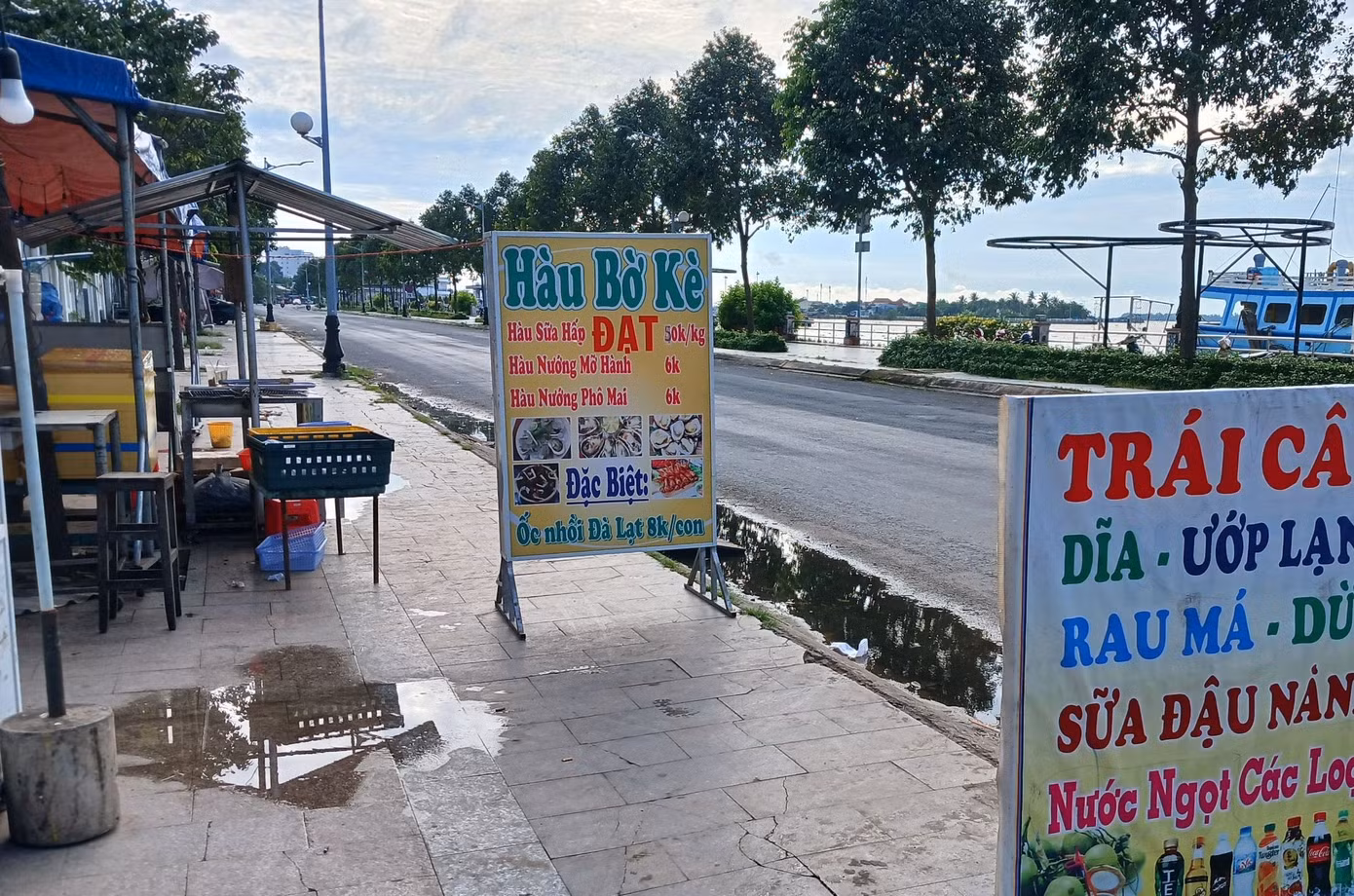 Khu vực xảy ra vụ việc. Ảnh Thảo Vy.