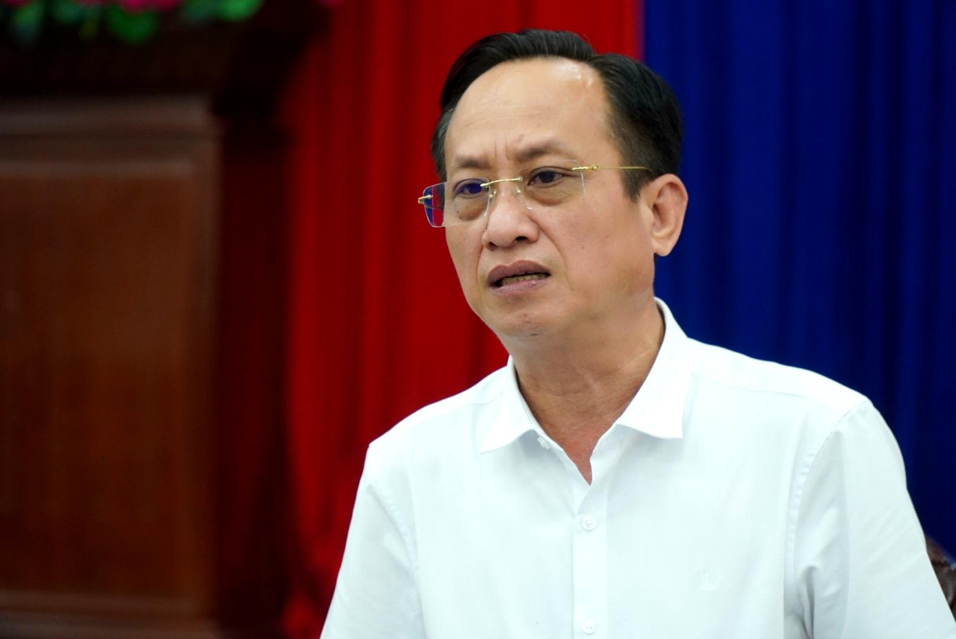 Ông Phạm Văn Thiều - Chủ tịch UBND tỉnh Bạc Liêu phát biểu.