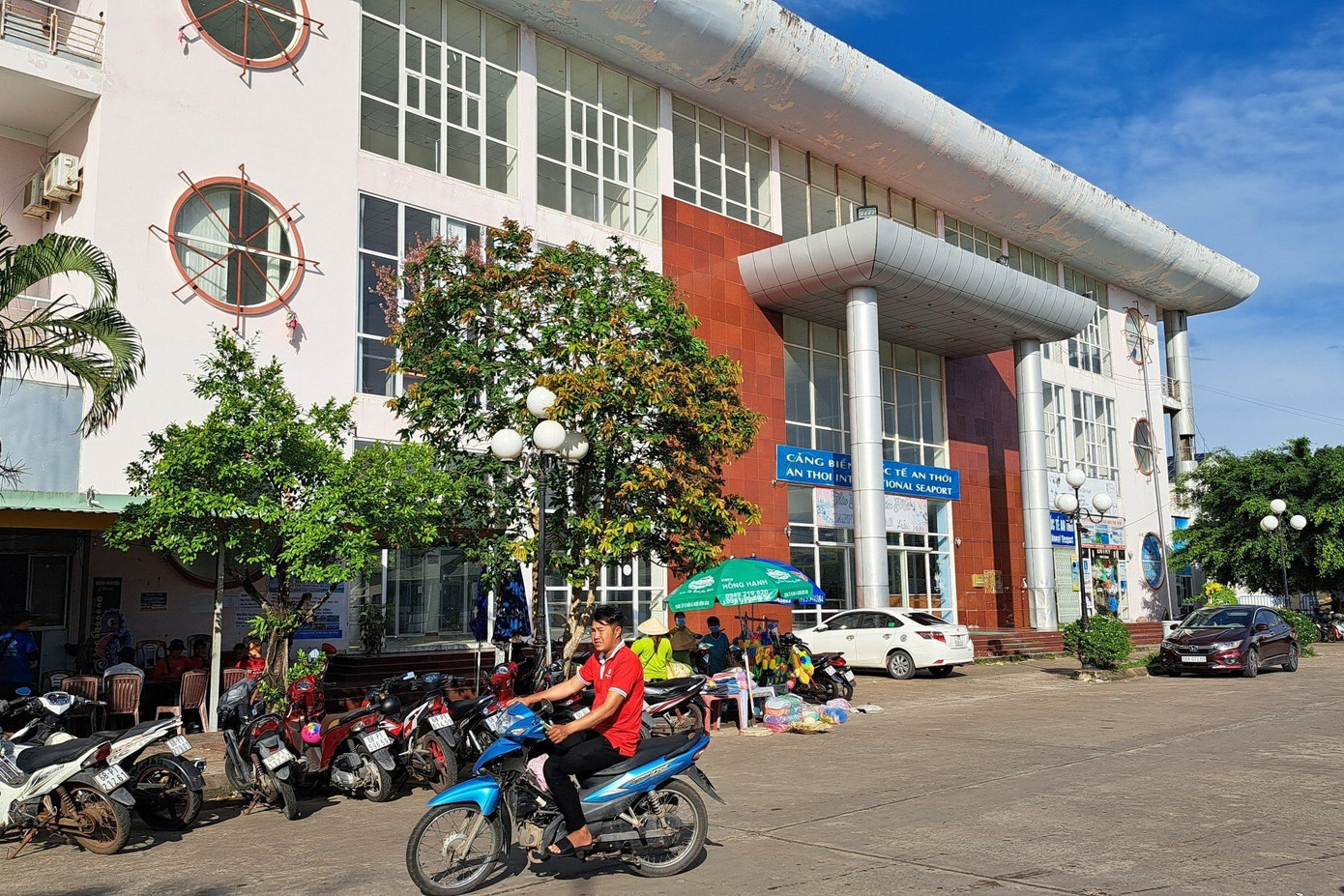 Cảng An Thới, thành phố Phú Quốc, nơi xảy ra vụ xô xát giữa người dân và bảo vệ cảng. Ảnh: PV.