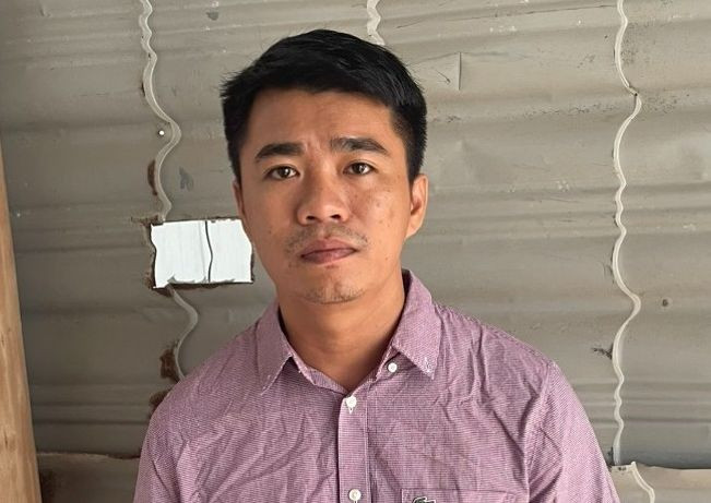 Nguyễn Hoàng Minh tại cơ quan công an. Ảnh: Nghiêm Túc. Nguyễn Hoàng Minh tại cơ quan công an. Ảnh: Nghiêm Túc.