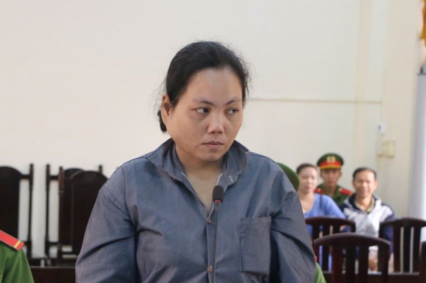 Bị cáo Lý Thị Mỹ Thanh. Ảnh: Văn Vũ.