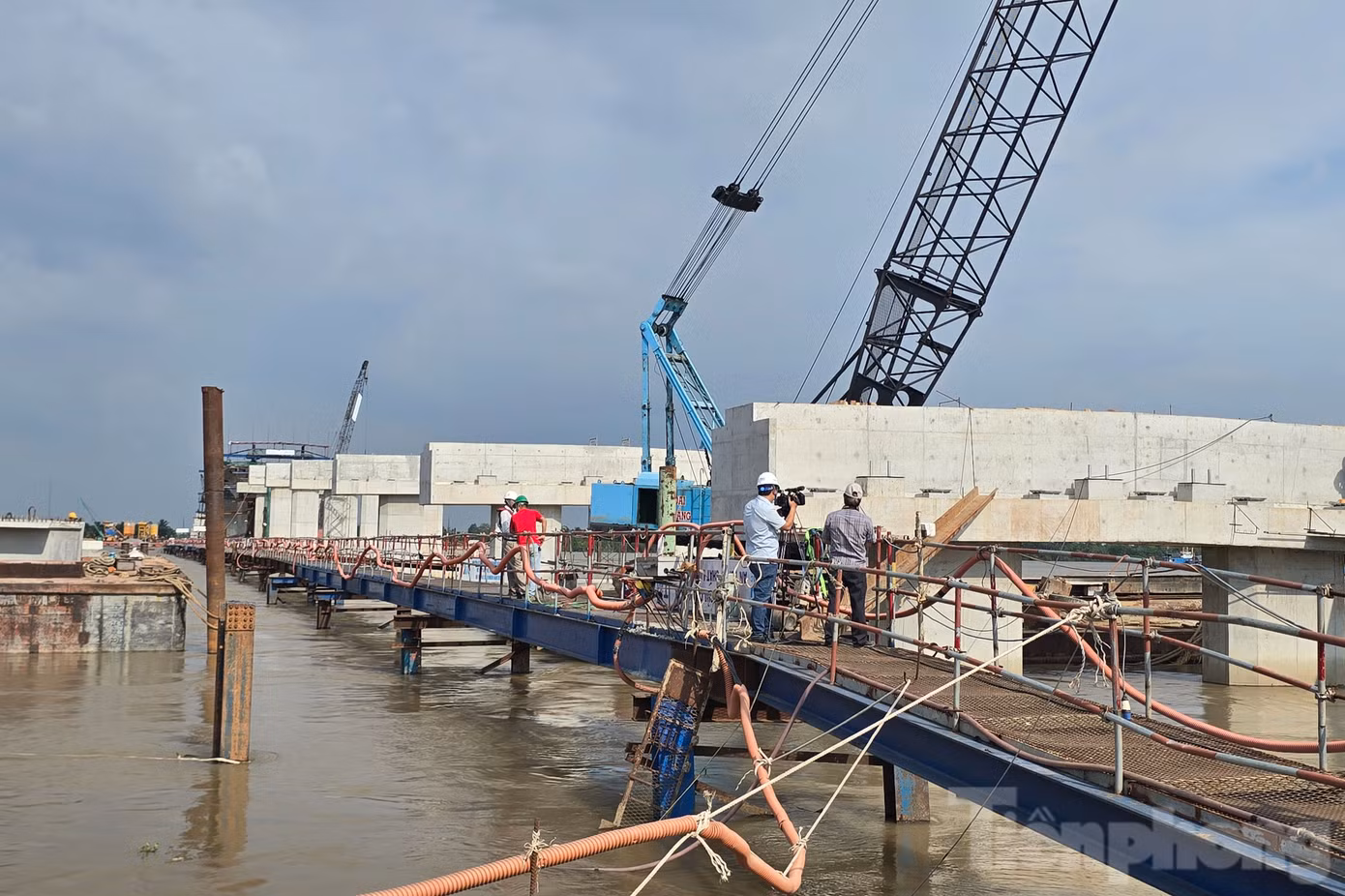 Theo Ban Quản lý dự án 85 (Bộ GTVT) chủ đầu tư dự án cầu Đại Ngãi, đến nay giá trị sản lượng thi công đạt 841/1.543 tỷ (đạt 55%), trong đó cầu Đại Ngãi 1 sẽ được khởi công vào cuối năm nay.