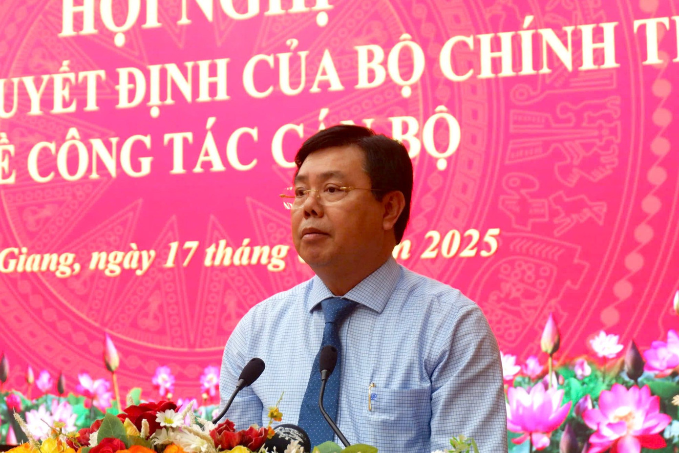 Tân Bí thư Tỉnh uỷ Kiên Giang Nguyễn Tiến Hải.