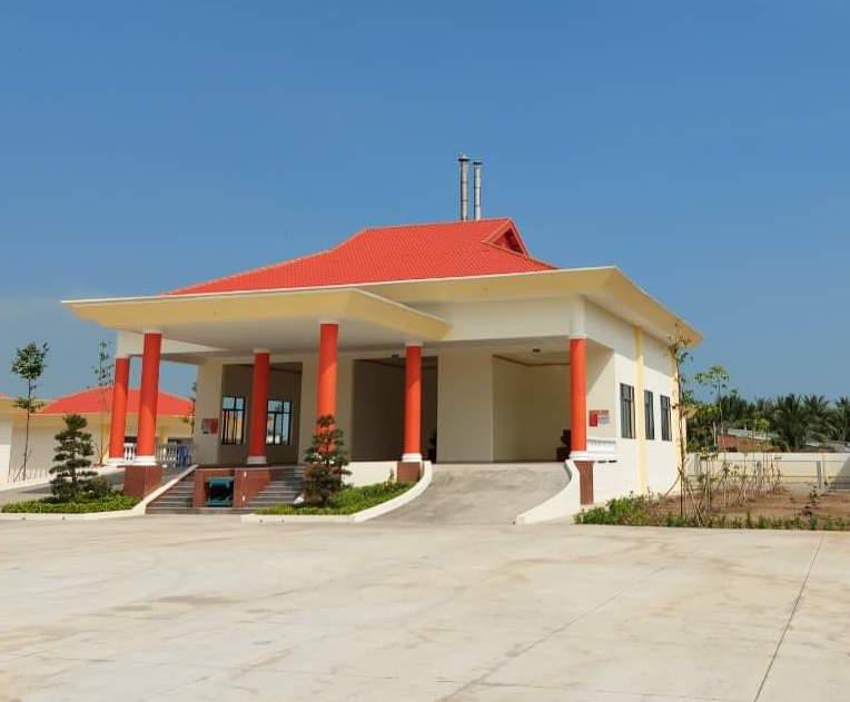 Nhà hỏa táng Phúc Lạc Viên (xã Phú Hưng, TP. Bến Tre).