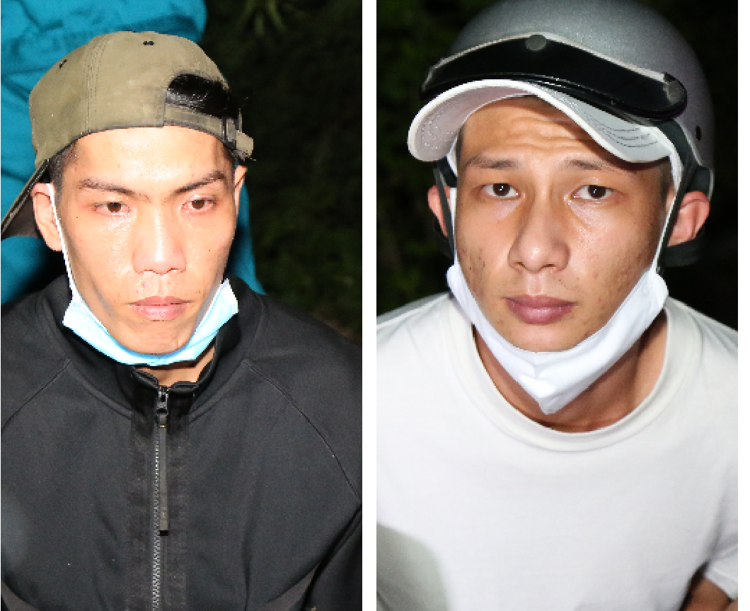 Hai đối tượng bị bắt giữ.