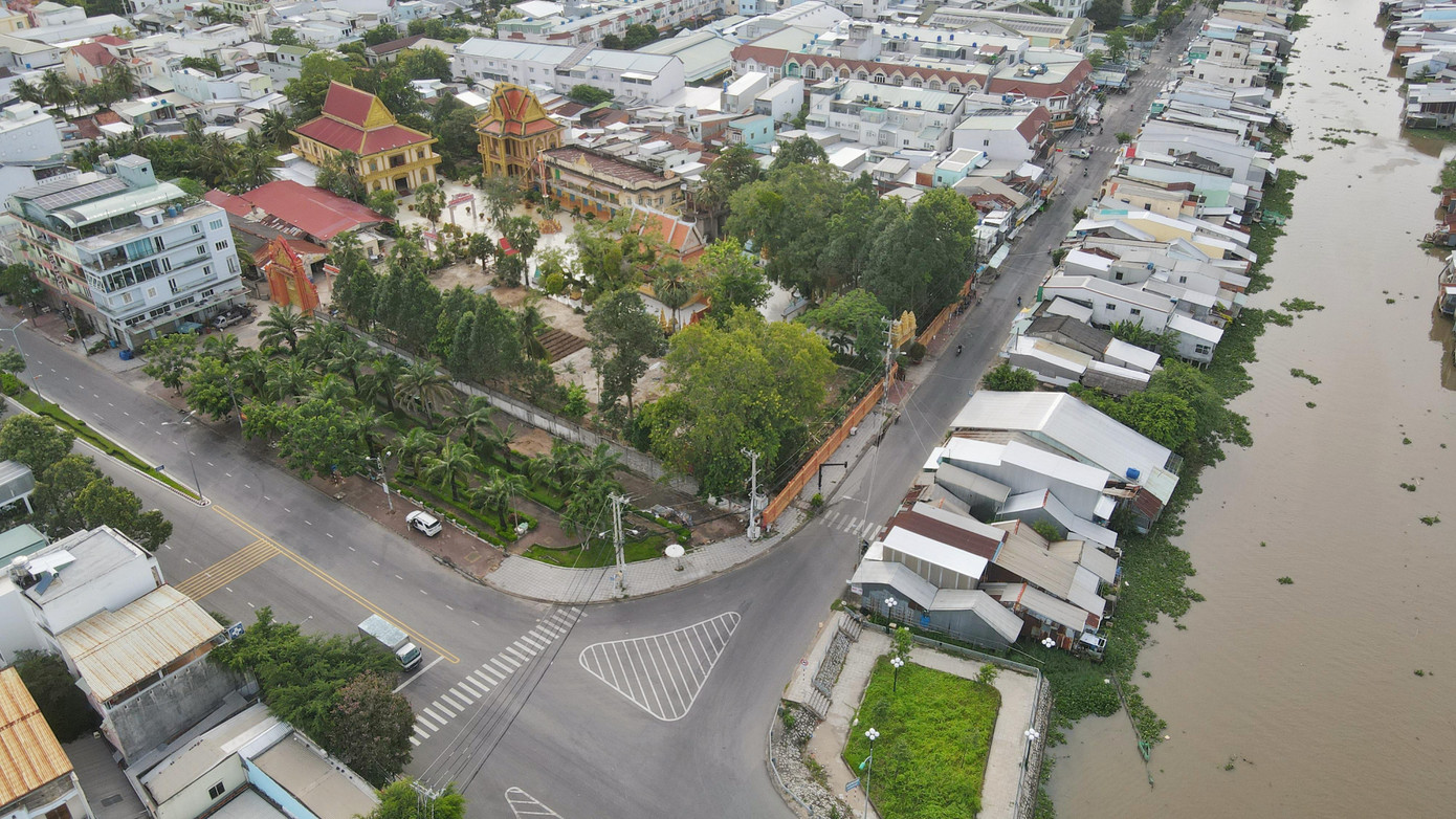 Khu vực phong tỏa hẻm 342, đường Ngô Quyền, khu phố 1, phường Vĩnh Lạc, TP. Rạch Giá. Ảnh: Phương Vũ.