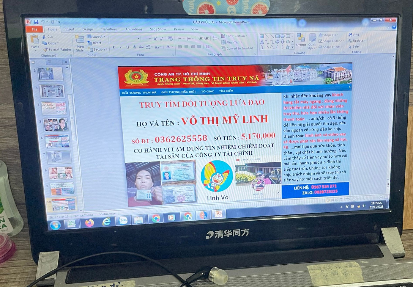 Hình ảnh các đối tượng cắt ghép để khủng bố con nợ. Hình ảnh các đối tượng cắt ghép để khủng bố con nợ.