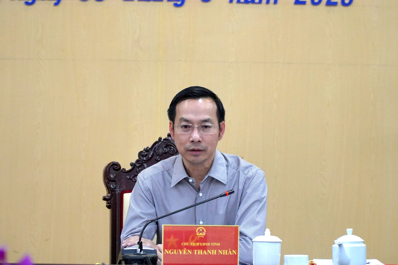 Ông Nguyễn Thanh Nhàn - Chủ tịch UBND tỉnh Kiên Giang. Ông Nguyễn Thanh Nhàn - Chủ tịch UBND tỉnh Kiên Giang.