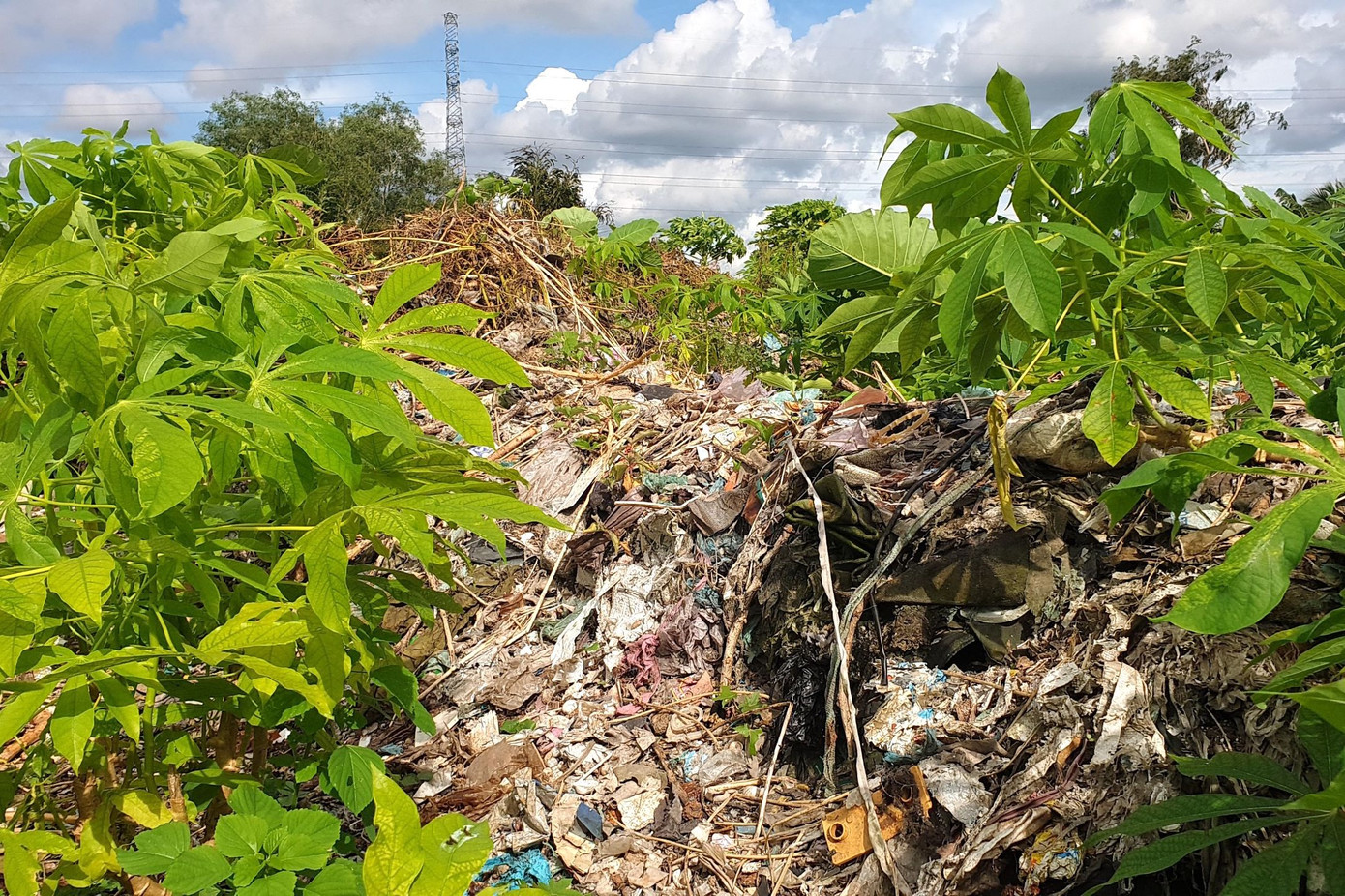 Việc xử lý một khối lượng rác lớn được chôn lấp hàng chục năm qua là không hề đơn giản. Khối lượng rác còn ở bãi rác này ước tính khoảng 30.000 tấn (rác sinh hoạt và đất mùn). Theo thời gian, ngày nay bãi rác này được phủ một màu xanh của cây, không còn bốc mùi hôi thối.