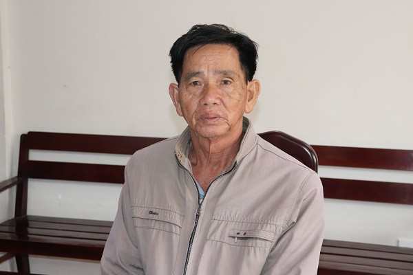 Huỳnh Văn Lệ tại cơ quan công an. Ảnh: CA. Huỳnh Văn Lệ tại cơ quan công an. Ảnh: CA.