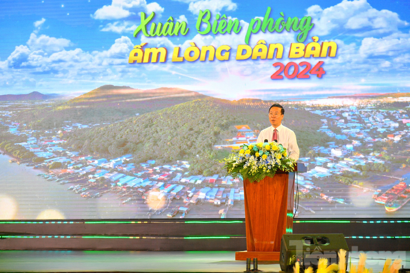 Chủ tịch nước Võ Văn Thưởng phát biểu khai mạc chương trình "Xuân biên phòng ấm lòng dân bản".