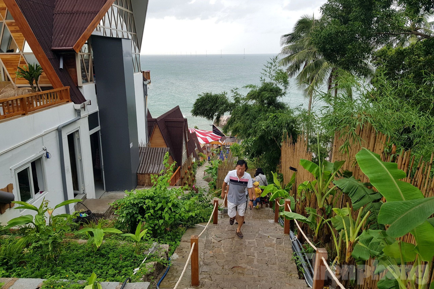 Cơ sở kinh doanh du lịch Fly Up ở Hòn Sơn bị UBND tỉnh Kiên Giang xử phạt hành chính 25 triệu đồng vì không đảm bảo điều kiện kinh doanh du lịch. Ảnh: Nhật Huy.