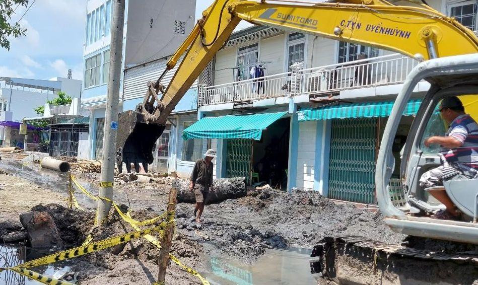 Dự án nâng cấp, cải tạo đường Trần Văn Bỉnh (chiều dài khoảng 700m).