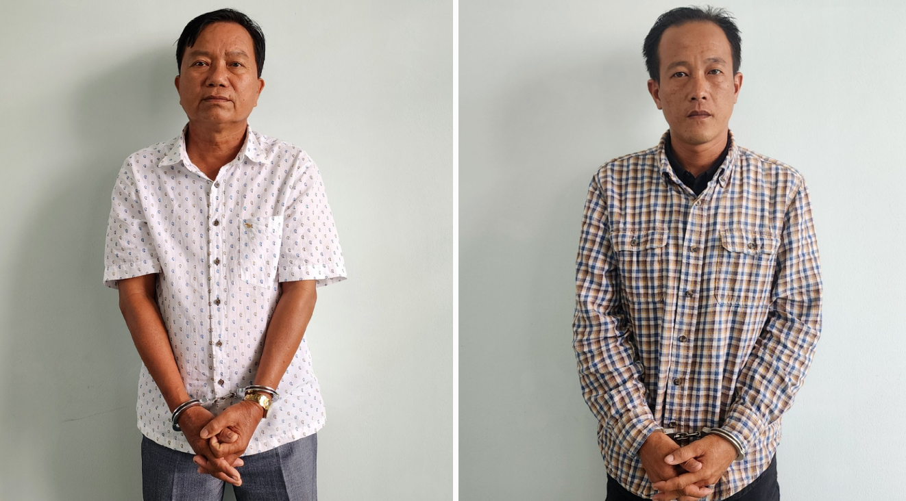 Bị can Dũng và Ngạn (từ phải sang) bị khởi tố, bắt tạm giam để điều tra về hành vi "Môi giới hối lộ". Bị can Dũng và Ngạn (từ phải sang) bị khởi tố, bắt tạm giam để điều tra về hành vi "Môi giới hối lộ".