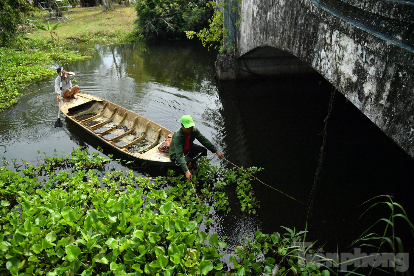 Hồ nước công viên An Hòa, phường An Bình (TP Rạch Giá) rộng khoảng 7ha, sâu khoảng 5m.