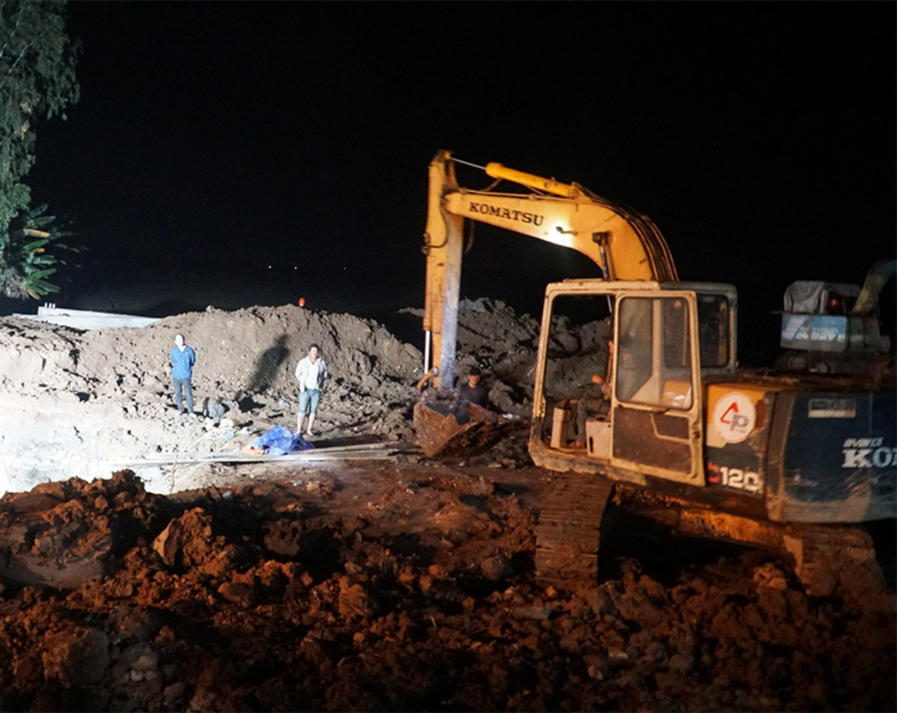 Hiện trường xảy ra vụ việc.