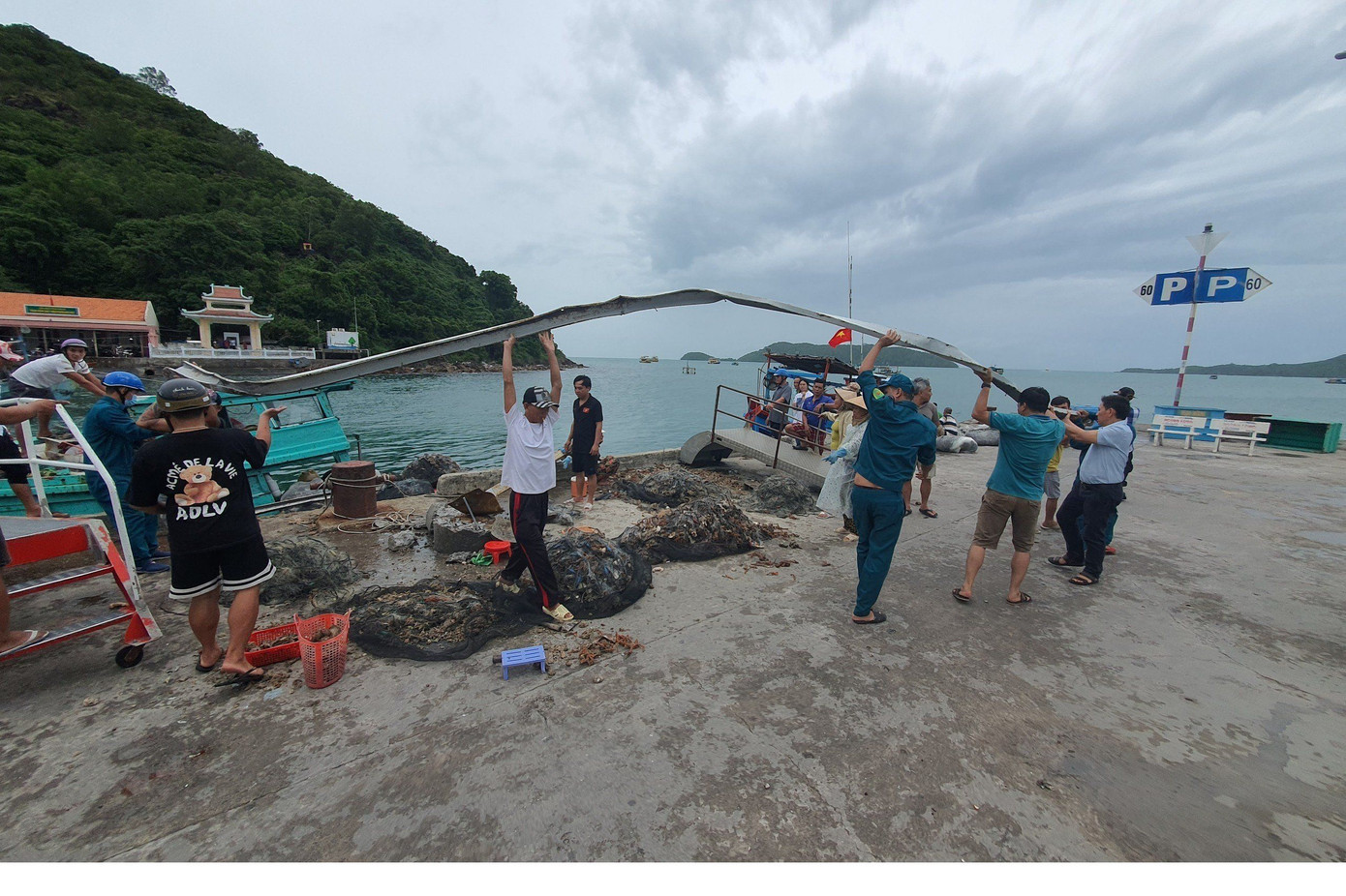 Hiện trường nơi xảy ra vụ việc. Ảnh: PV.