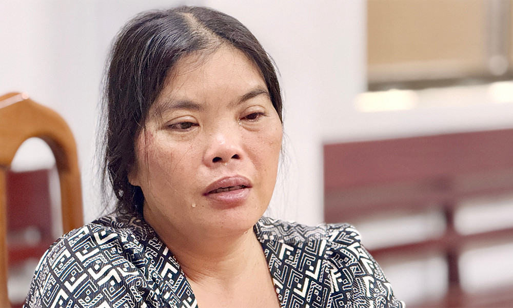 Nguyễn Thị Kiều Phương tại cơ quan công an. Ảnh: Tiến Tầm Nguyễn Thị Kiều Phương tại cơ quan công an. Ảnh: Tiến Tầm