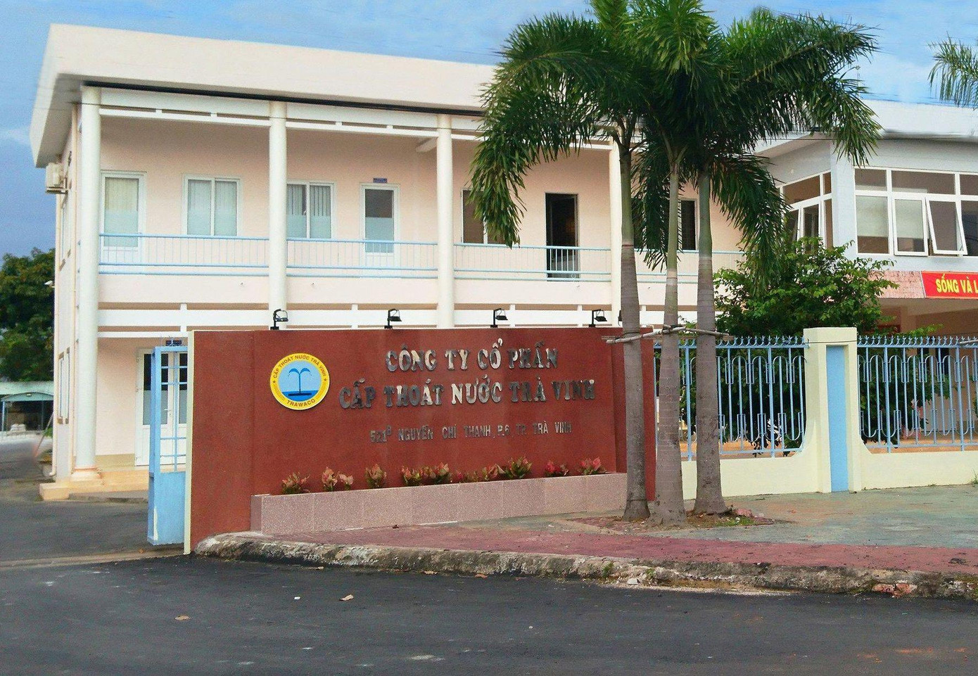 Công ty Cổ phần cấp thoát nước Trà Vinh.