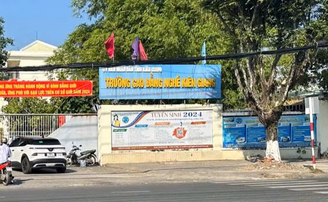 Trường Cao đẳng nghề Kiên Giang. Ảnh: Q. Trinh.