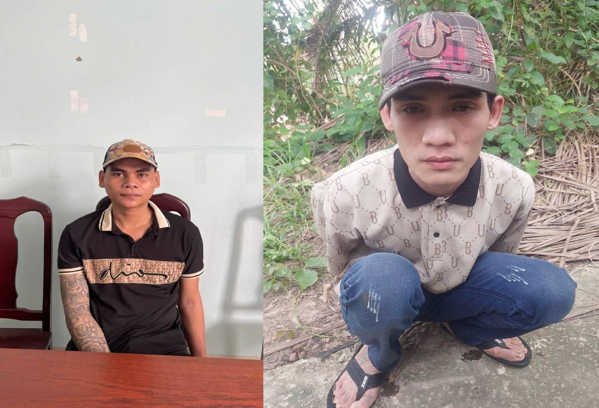 Bị can Danh Tấn và Danh Quý. Bị can Danh Tấn và Danh Quý.