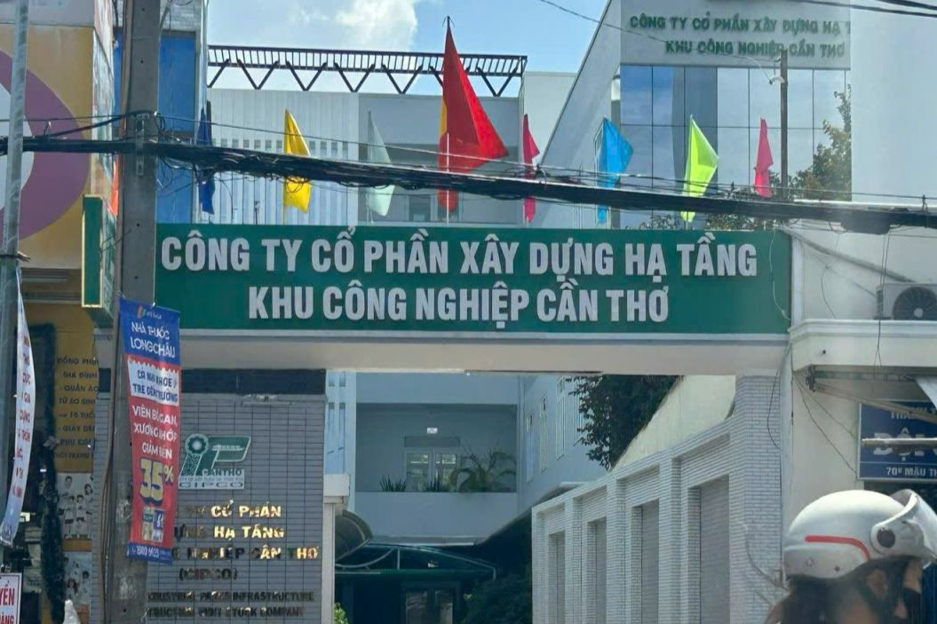 Trụ sở Công ty CP xây dựng hạ tầng khu công nghiệp Cần Thơ.