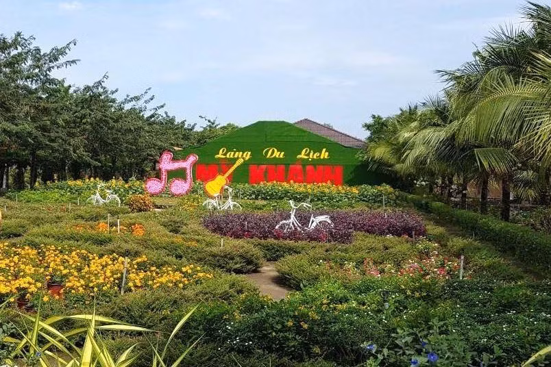 Làng du lịch Mỹ Khánh (ảnh: N.H). Làng du lịch Mỹ Khánh (ảnh: N.H).