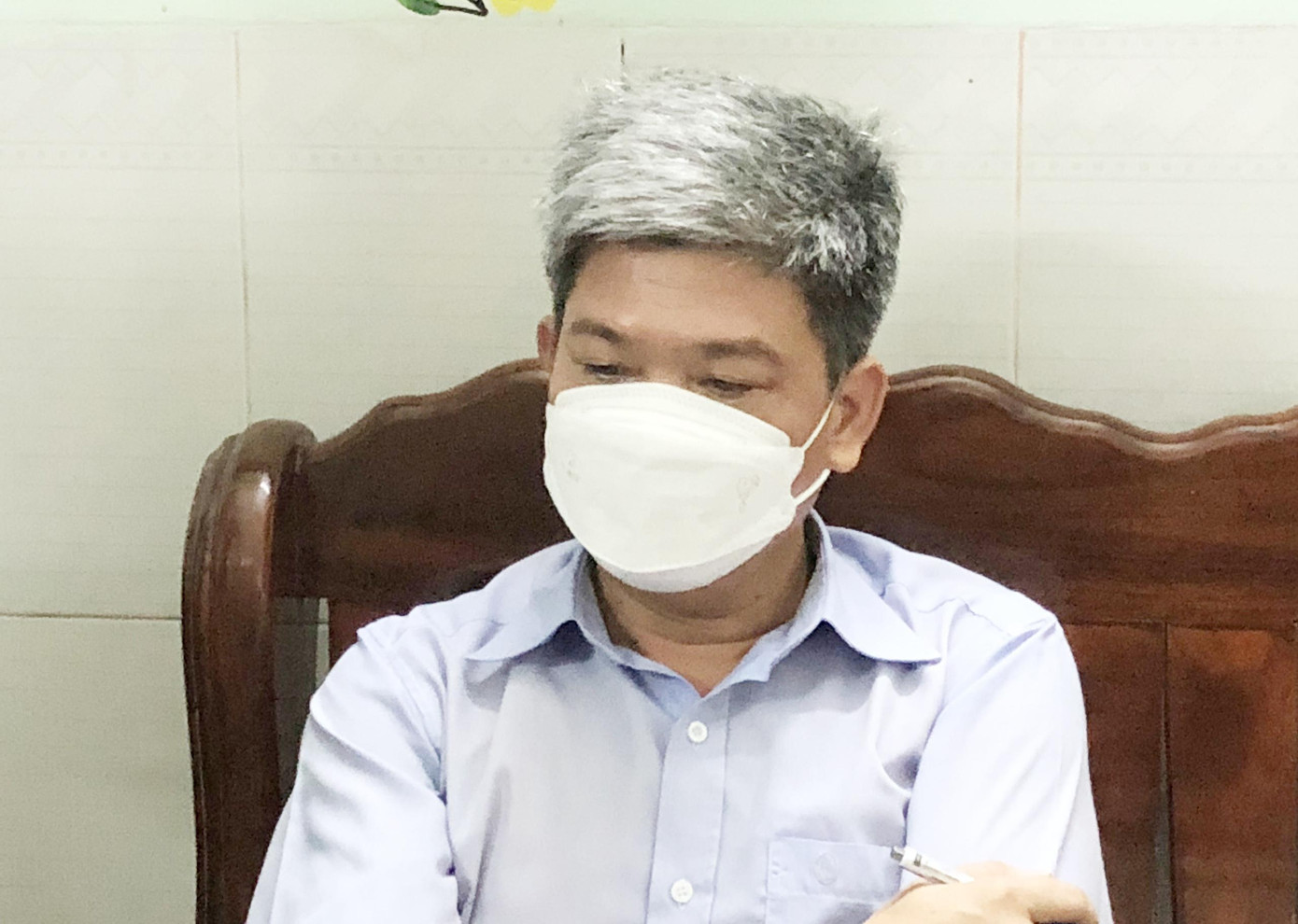 Ông Trương Công Long tại thời điểm bị bắt giam. Ảnh: Hoàng Giang.