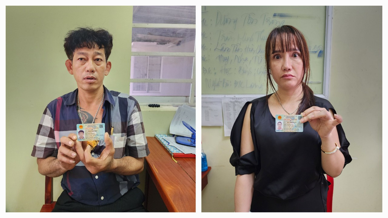 Qua xét nghiệm nhanh, cả hai dương tính với chất ma tuý. Qua xét nghiệm nhanh, cả hai dương tính với chất ma tuý.