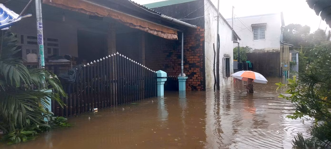 Một số khu vực ở Phú Quốc ngập sâu.