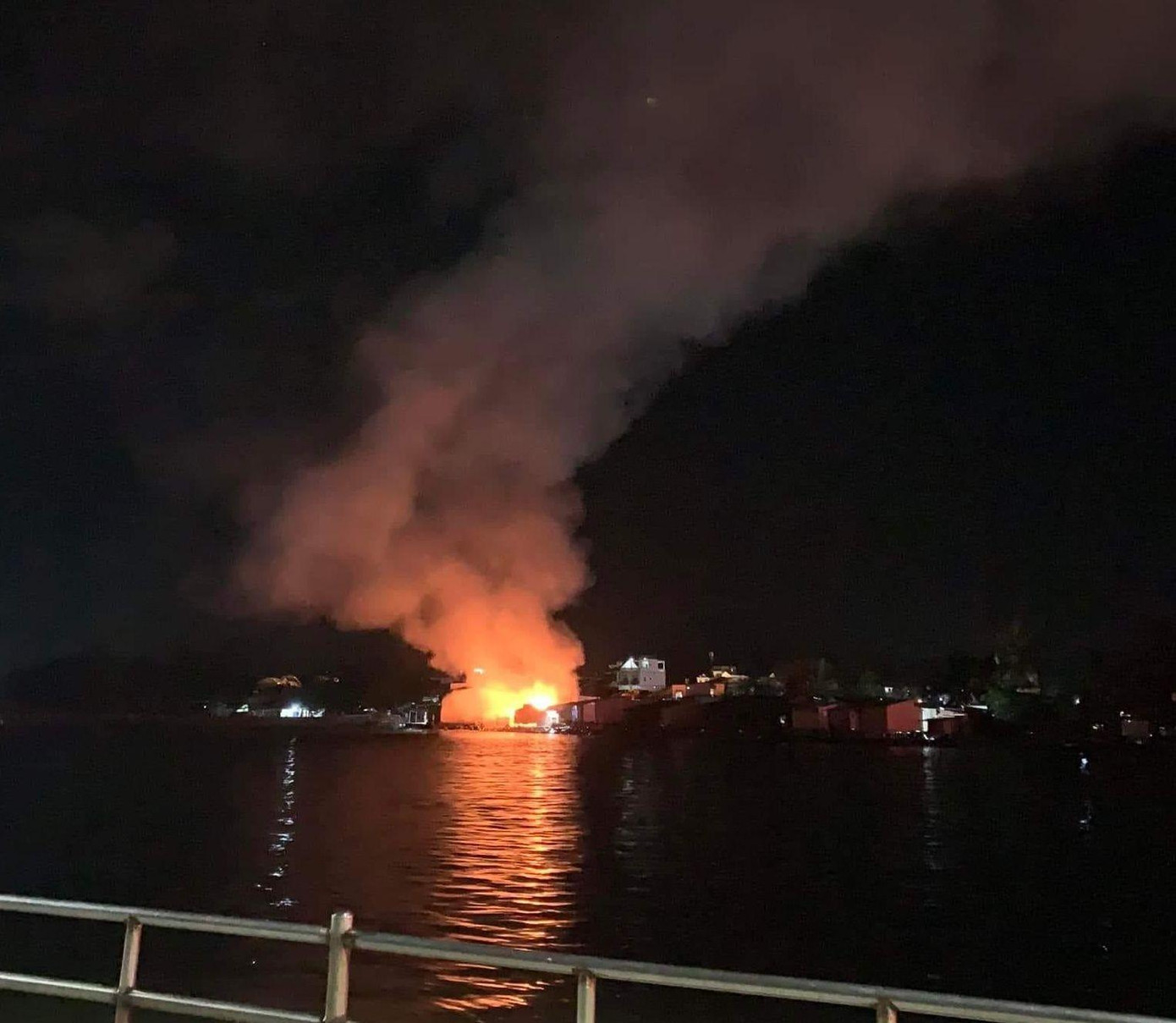 Hiện trường vụ cháy.