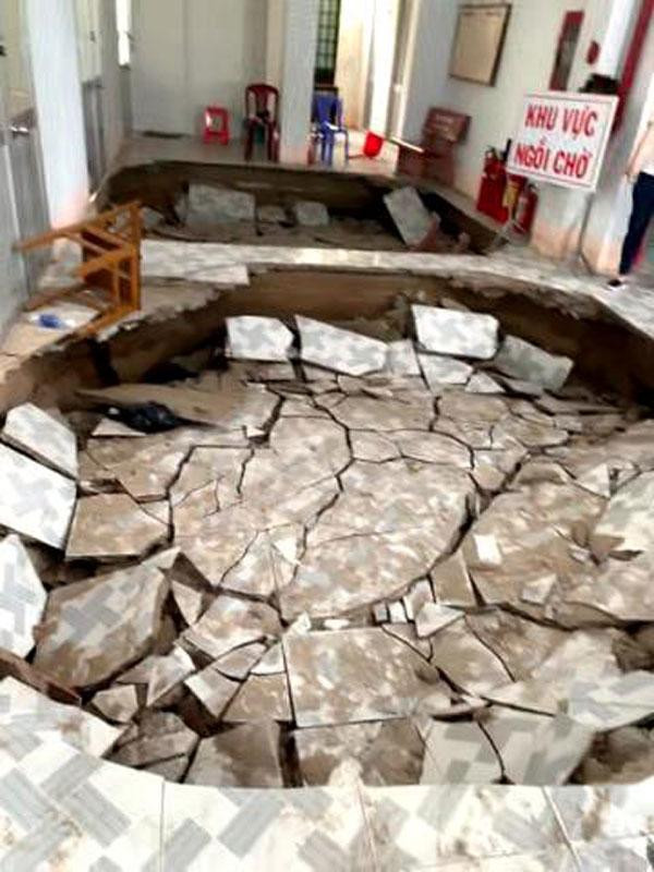 Rất may sự cố không có ai bị thương.