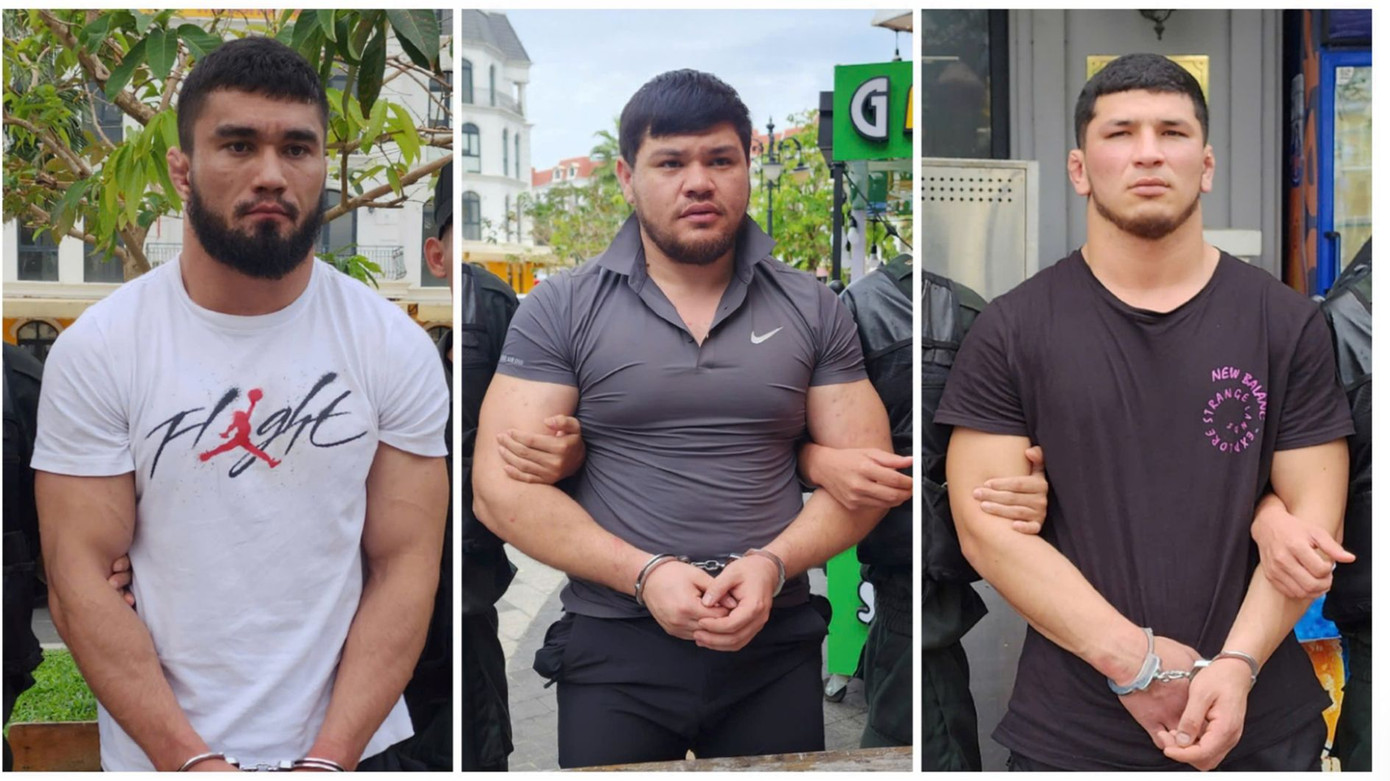 Các đối tượng bị bắt giữ. Các đối tượng bị bắt giữ.