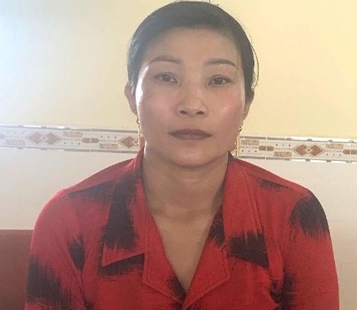 Bị can Sơn Thị Hồng. (Ảnh công an cung cấp). Bị can Sơn Thị Hồng. (Ảnh công an cung cấp).