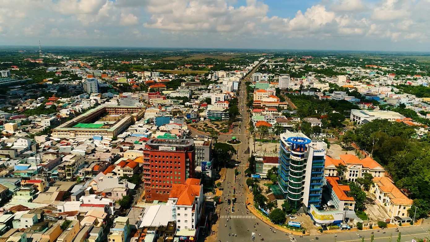 Một góc TP. Sóc Trăng.