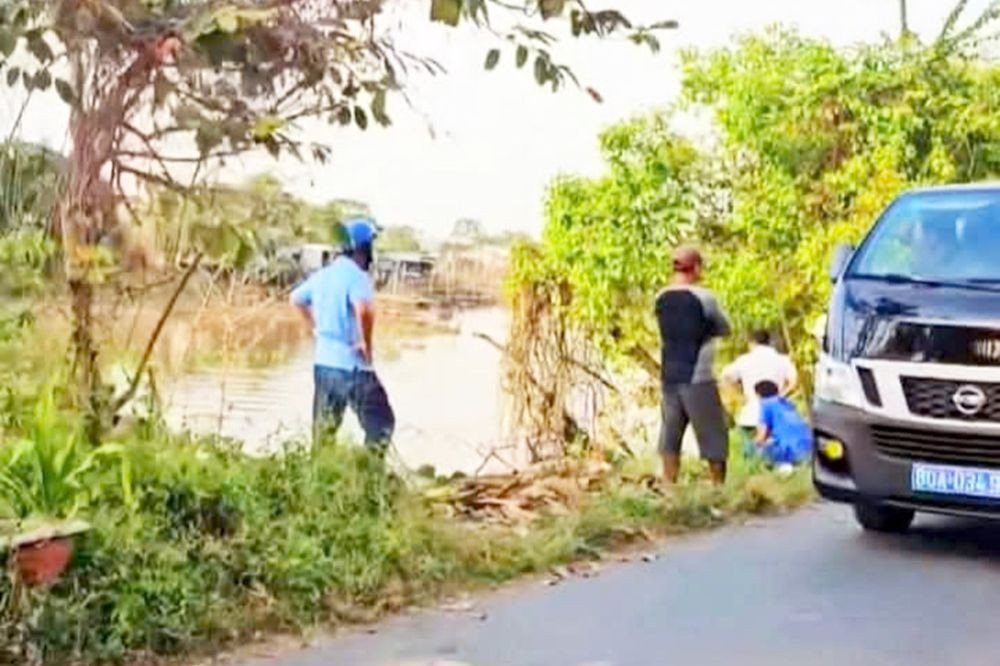 Hiện trường nơi phát hiện thi thể ông Thuận. Ảnh: Nghiêm Túc. Hiện trường nơi phát hiện thi thể ông Thuận. Ảnh: Nghiêm Túc.