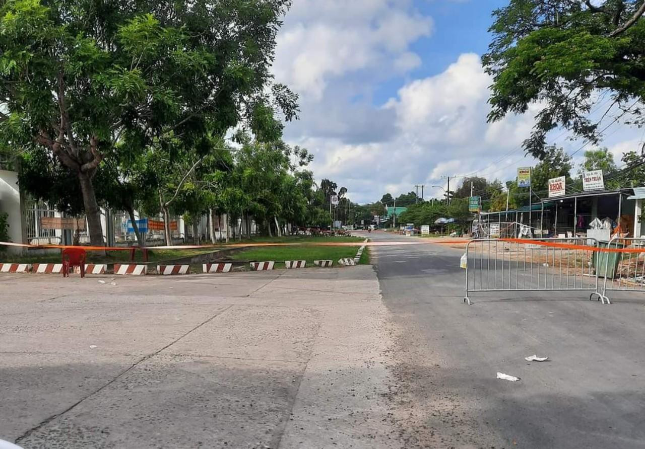 Hiện trường nơi xảy ra vụ án.