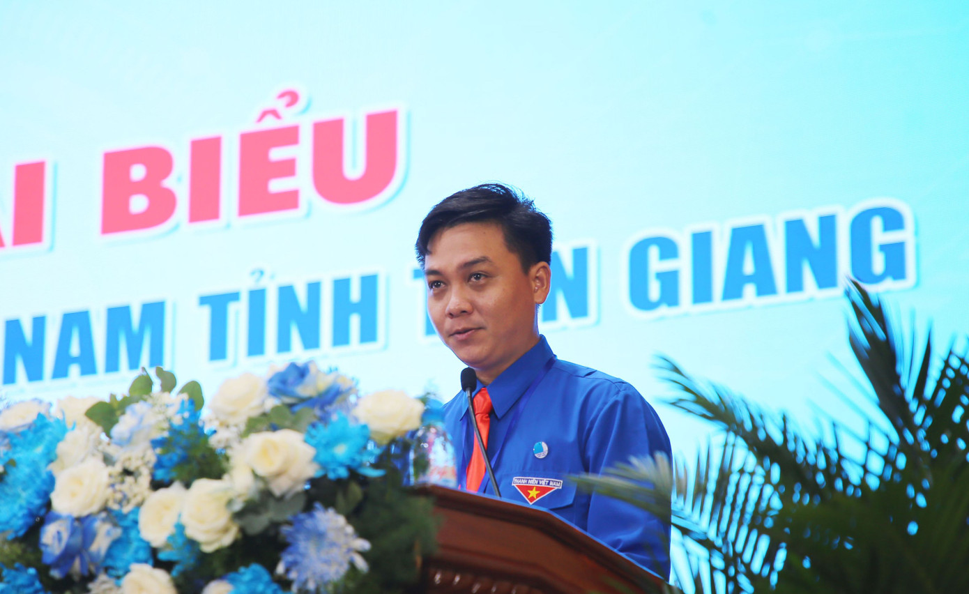 Anh Nguyễn Thành Luân tái đắc cử Chủ tịch Hội LHTN tỉnh Tiền Giang khóa VII.