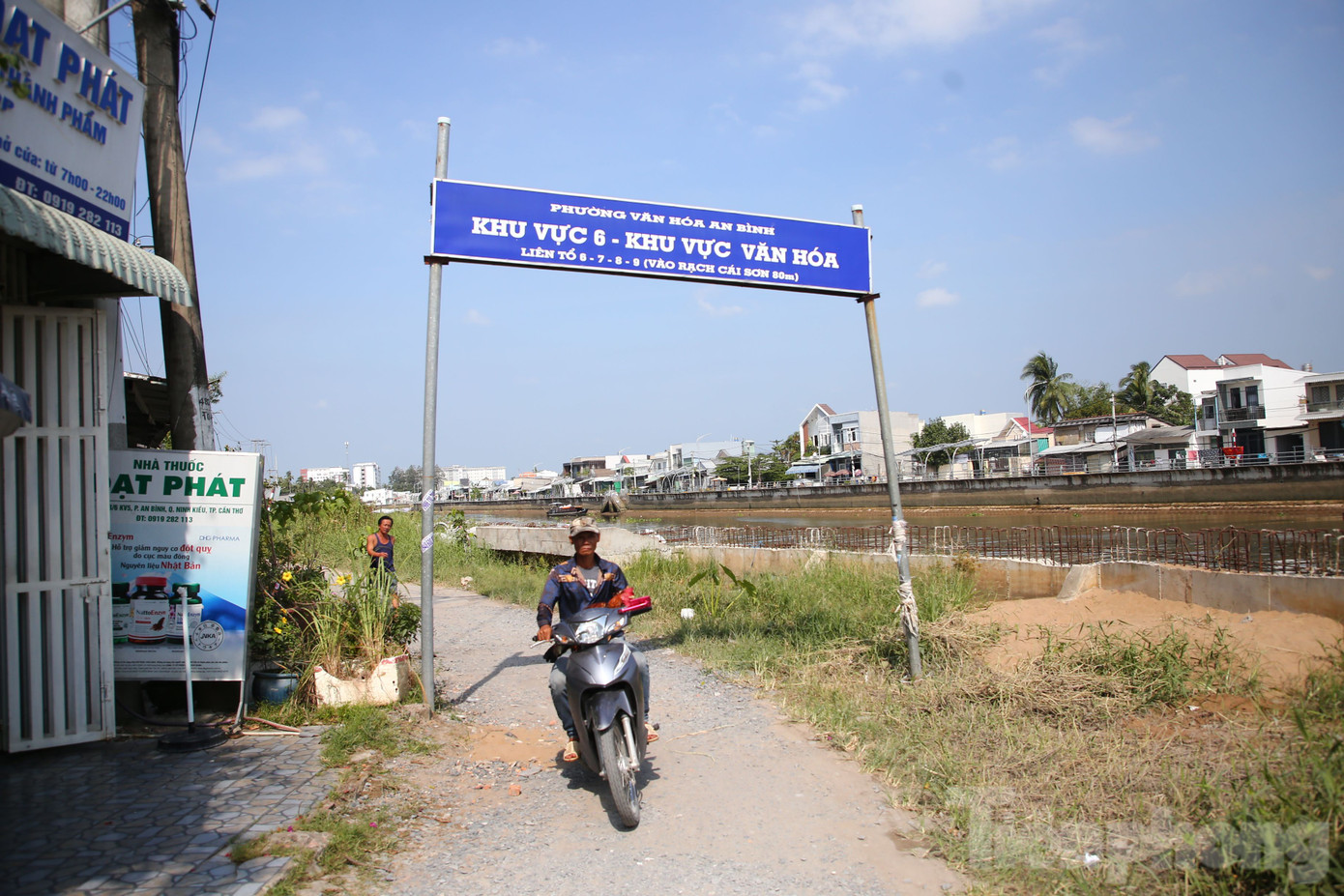 Dự án kè Cái Sơn có chiều dài trên 2,8km, tổng mức đầu tư gần 315 tỷ đồng.