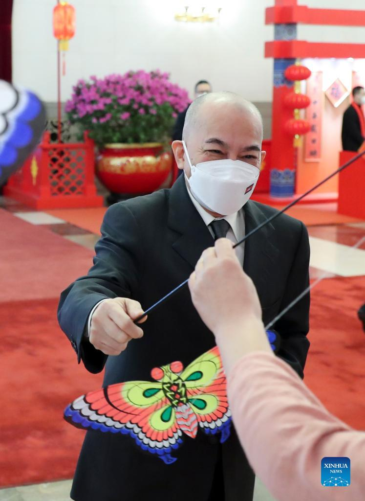 Quốc vương Campuchia Norodom Sihamoni. Ảnh: Tân Hoa Xã Quốc vương Campuchia Norodom Sihamoni. Ảnh: Tân Hoa Xã