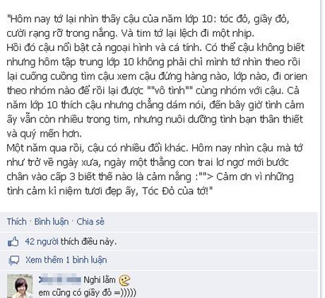 Bên cạnh những thổ lộ chân thành, không ít chia sẻ của bạn trẻ có phần 