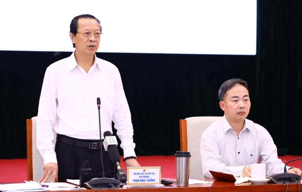 Thứ trưởng Phạm Ngọc Thưởng phát biểu tại hội nghị. Ảnh: Trần Hiệp Thứ trưởng Phạm Ngọc Thưởng phát biểu tại hội nghị. Ảnh: Trần Hiệp