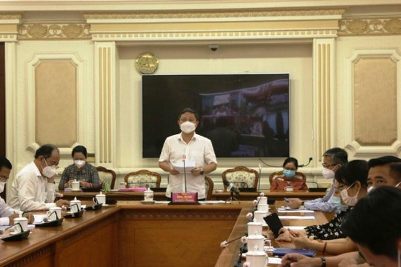 Phó Chủ tịch UBND TPHCM Dương Anh Đức phát biểu chỉ đạo cuộc họp Phó Chủ tịch UBND TPHCM Dương Anh Đức phát biểu chỉ đạo cuộc họp