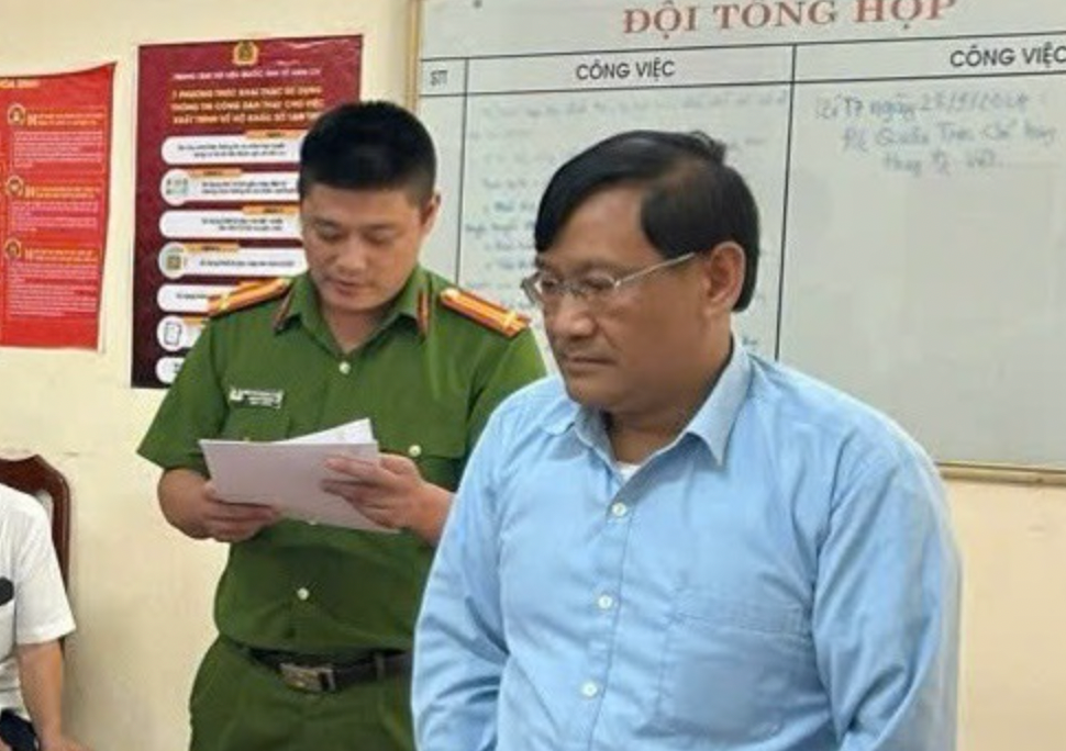 Bị can Hoàng Đình Lưu.