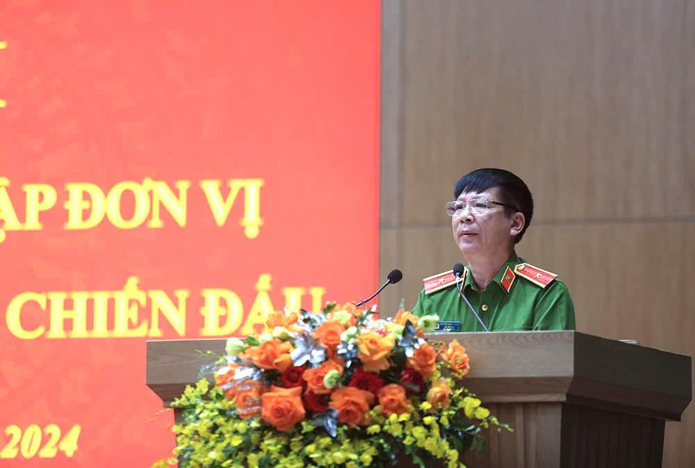 Phó Tư lệnh CSCĐ Nguyễn Ngọc Thanh phát biểu tại hội nghị. Phó Tư lệnh CSCĐ Nguyễn Ngọc Thanh phát biểu tại hội nghị.