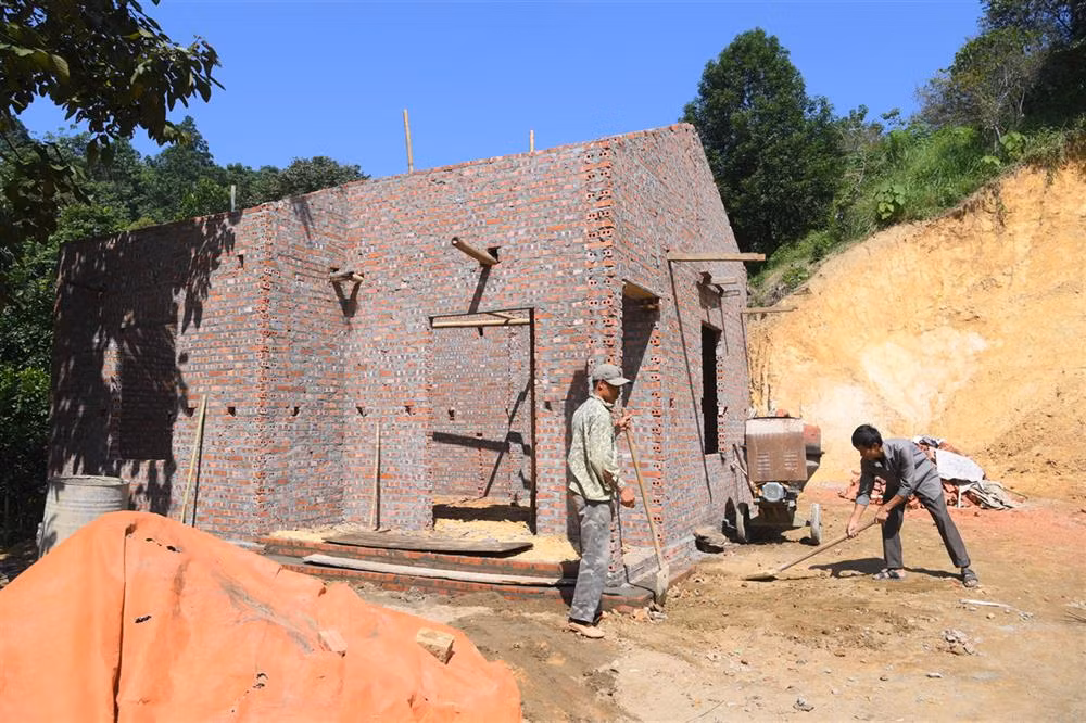 Hình hài của căn nhà do Bộ Công an xây dựng.
