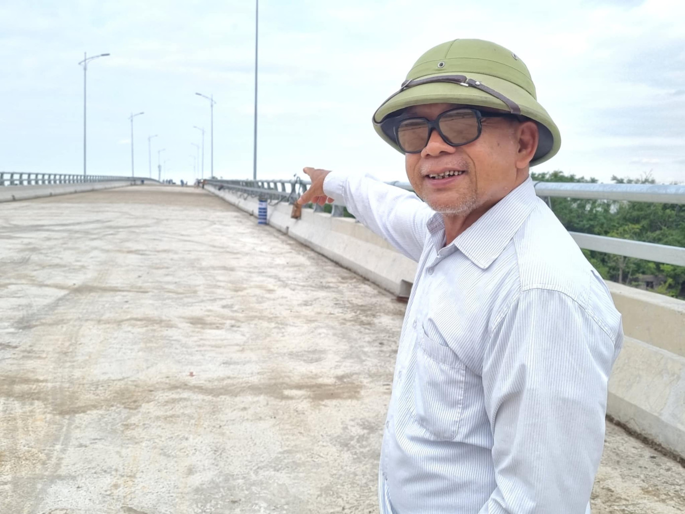 Ông Đinh Xuân Đạt (xã Ninh Khang, Hoa Lư, Ninh Bình). Ảnh: Đ.H.