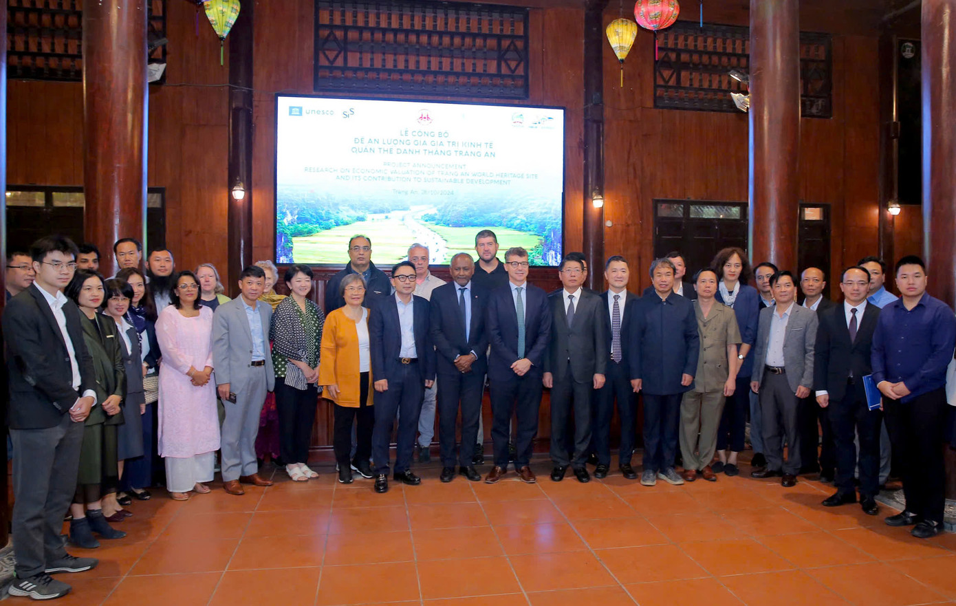 Các đại biểu tham dự lễ công bố. Ảnh: CTV. Các đại biểu tham dự lễ công bố. Ảnh: CTV.