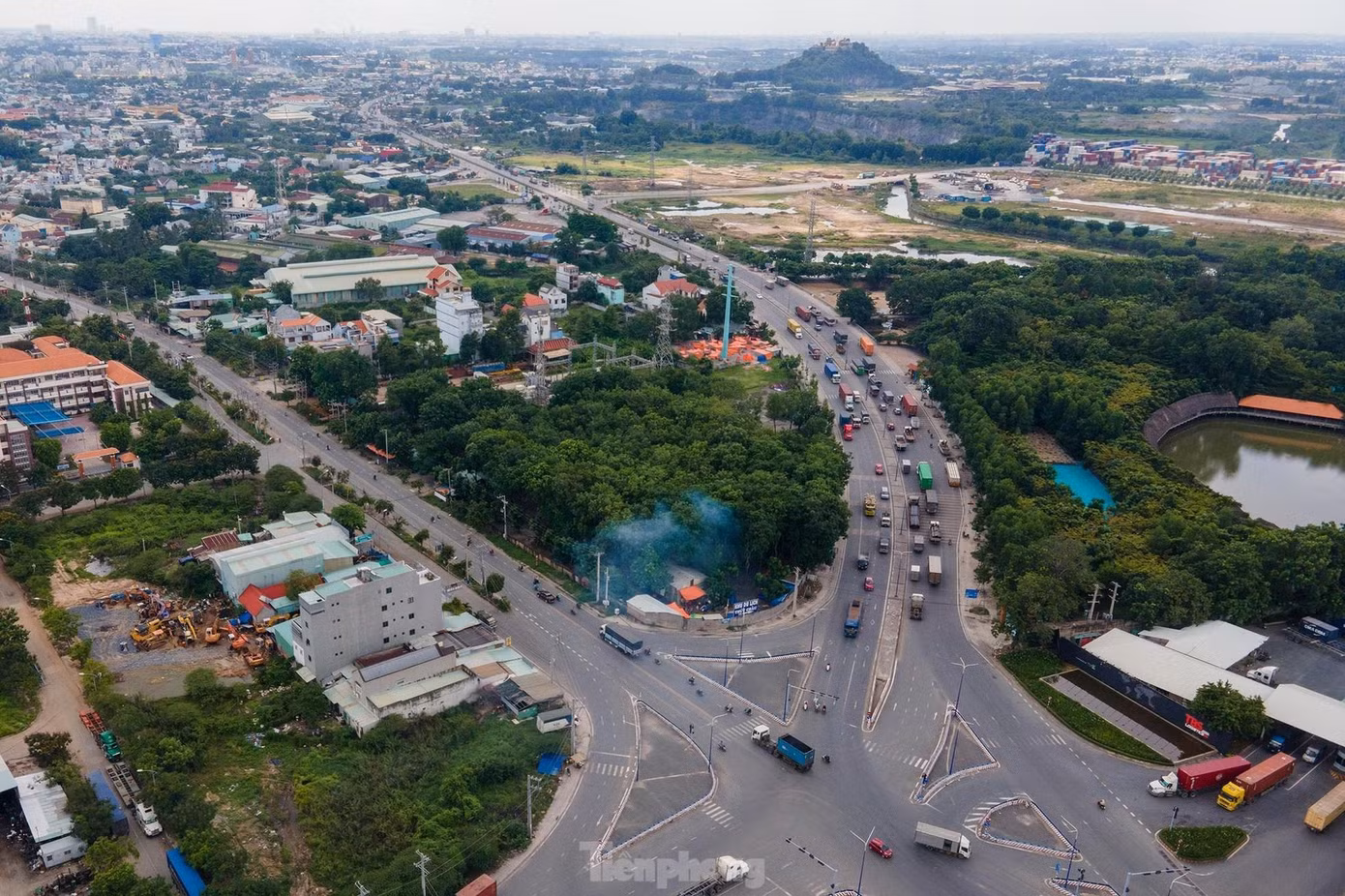 Một đoạn của tuyến Vành đai 3 TPHCM. Ảnh: Phạm Nguyễn